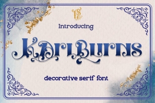 Karlburn - Serif Decorative Font Font Download