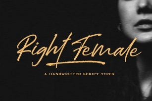 Right Female Font Download