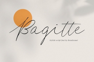 Bagitte - Elegant Script Font Download