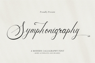 Symphonigraphy Font Download