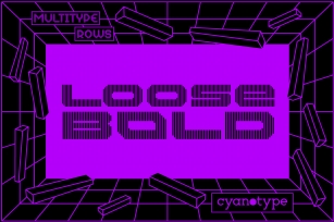 MultiType Lines Loose Bold Font Download