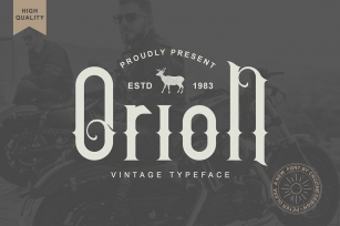 Orion Vintage Font Font Download
