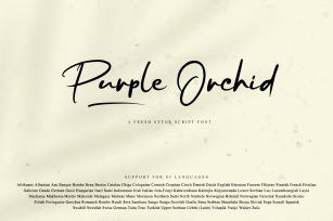 Purple Orchid Font Download