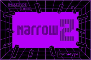MultiType Lines Narrow 2 Font Download