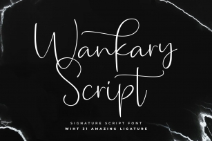 Wankary Script Font Download