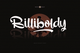 Billiboldy // Sweet Bold Typeface Font Download