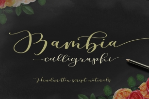 Bambia Calligraphi Font Download