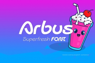 Arbus light  funny childfont bundle Font Download