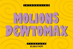 Molions Dewtomax Font Download