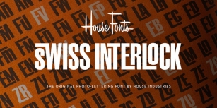 Plinc Swiss Interlock Font Download