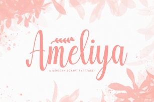 Amelya - Handwritten Font Font Download