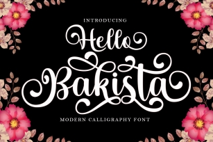 Hello Bakista Script Font Download