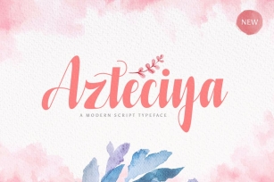 Azteciya - Handwritten Font Font Download