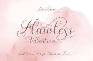 Flawless Valentines Valentines Script Font Download