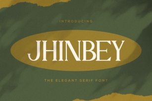 JHINBEY - Elegant Serif Font Font Download
