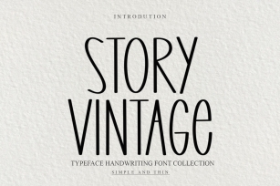 Story Vintage Font Download