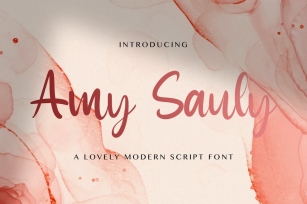 Amy Sauly - Handwritten Font Font Download