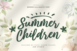Summer Children Font Download