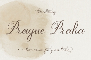 Prague Praha Font Download
