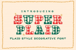 Super Plaid Font Download