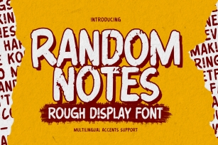 Random Notes Font Download