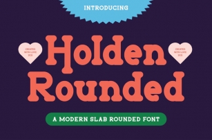 Holden Rounded - Slab Serif Font Font Download
