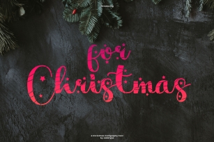 For Christmas Font Download