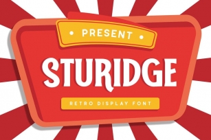 Sturidge Font Font Download