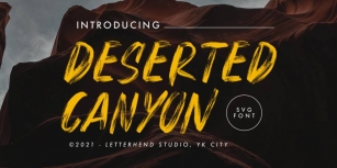 Deserted Canyon Font Download