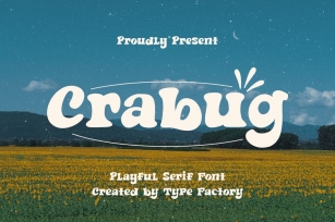 Crabug - Playful Serif Font Font Download
