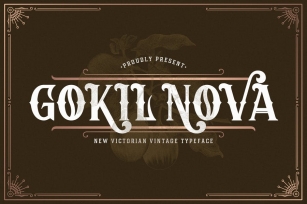 Gokil Nova - Victorian Style Font Font Download