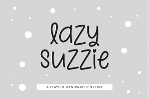 Lazy suzzie Font Download