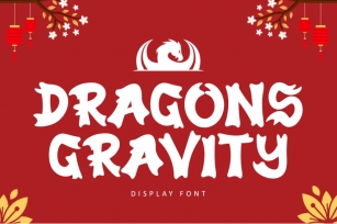Dragons Gravity - Chinese Display Font Font Download