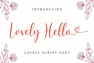 Lovely Hello Font Download