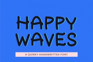 Happy Waves Font Download