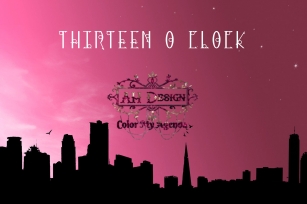 Thirteen O'Clock Font Download