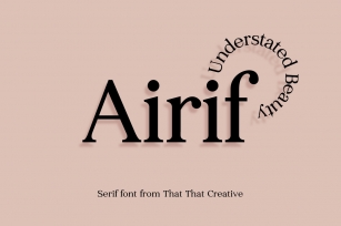 Airif Font Download