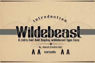 Wildebeast Font Download