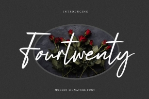 Fourtwenty Signature Font Font Download