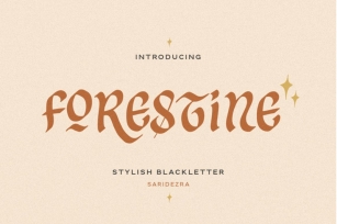 Forestine - Stylish Blackletter Font Download