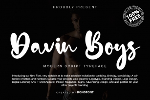 Davin Boys Font Download