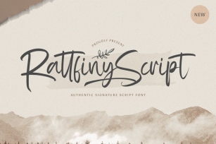 Rattfiny Script - Signature Script Font Font Download