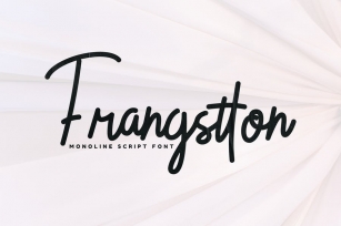 Frangstton - Monoline Script Font Font Download