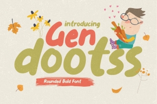Gendootss - Playful Display Font Download