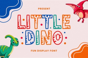 Little Dino Cute Modern Font Download