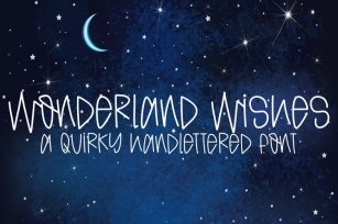 Wonderland Wishes Font Download