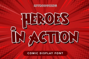 Heroes In Action Font Download