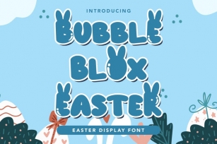 Bubble Blox Easter Font Download
