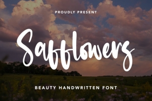 Safflowers Font Download