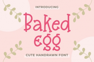 Baked Egg Font Download